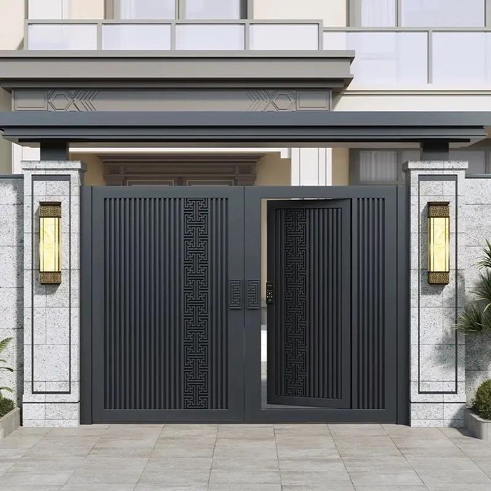 户外铁艺庭院大门