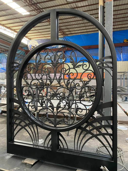 铁艺大门生产车间